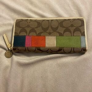 Coach Zip Around Wallet
